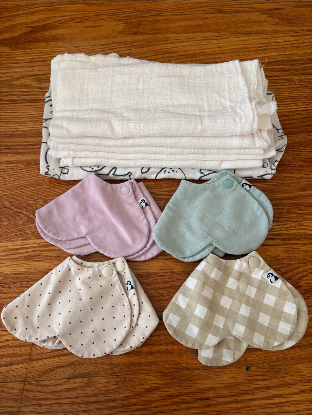 Konny Bibs Rolling and lightweight cotton bath cloths